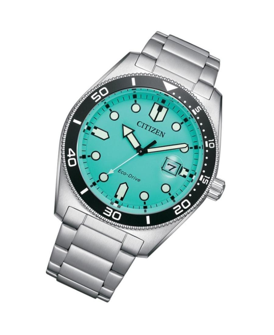 CITIZEN Men Analog Eco-Drive Casual Watch Classic Dress Blue Dial Waterproof Rou