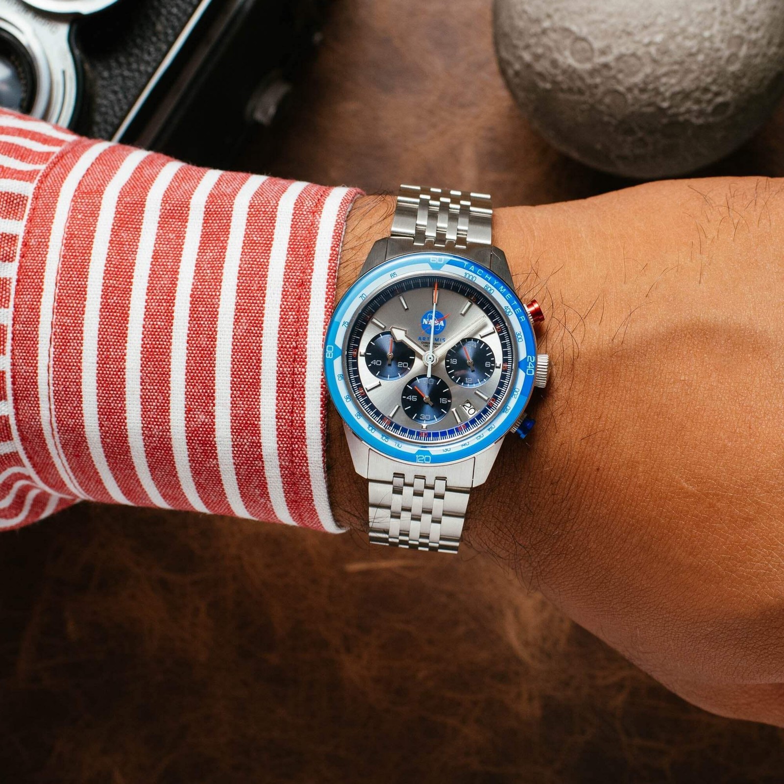 Xeric NASA Artemis Chrono Insignia Limited Edition Men’s Watch – Brand New