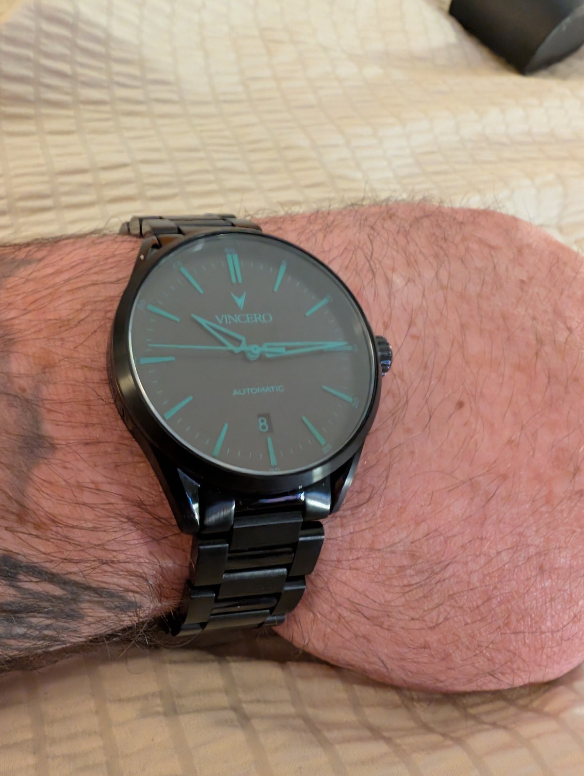 Vincero Men’s Watch: Limited Edition #164 Of 300-Emerald Abyss. Icon Automatic