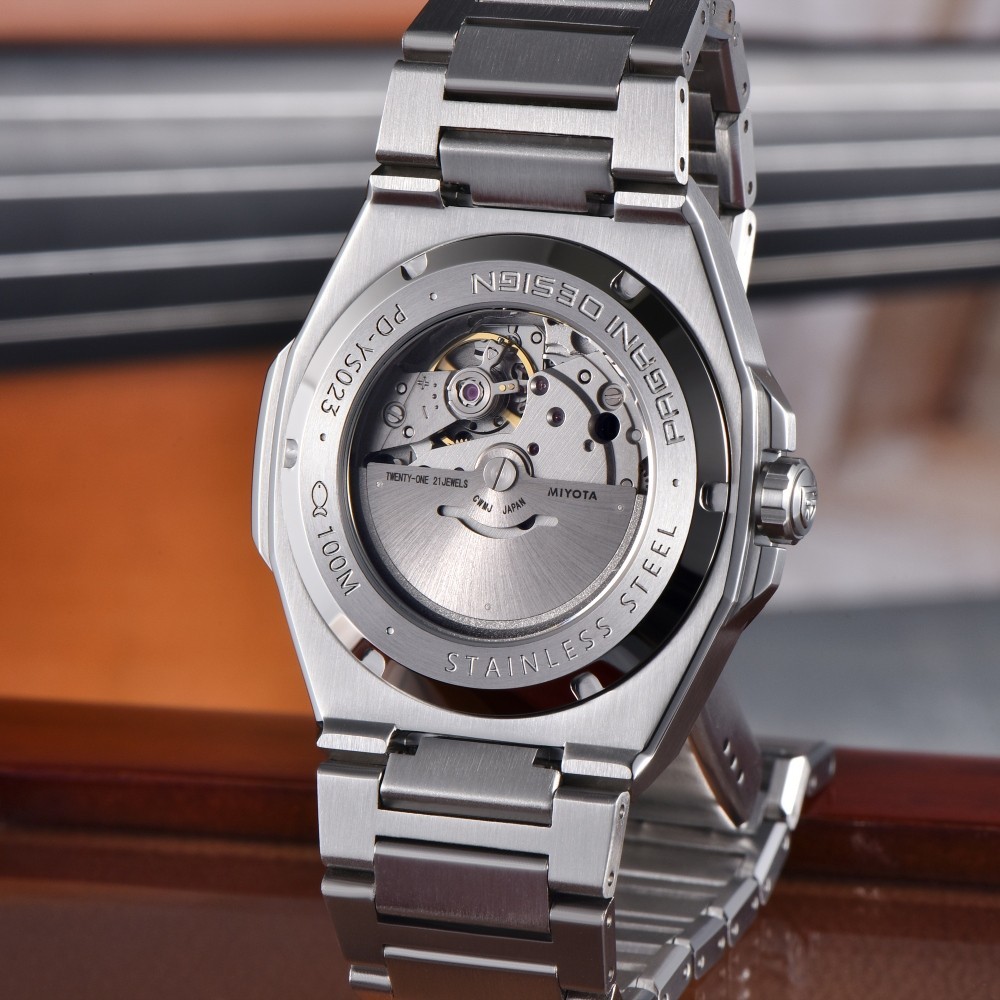 Men’s Automatic Mechanical Watch Miyota Movement Sapphire Glass 100M Waterproof
