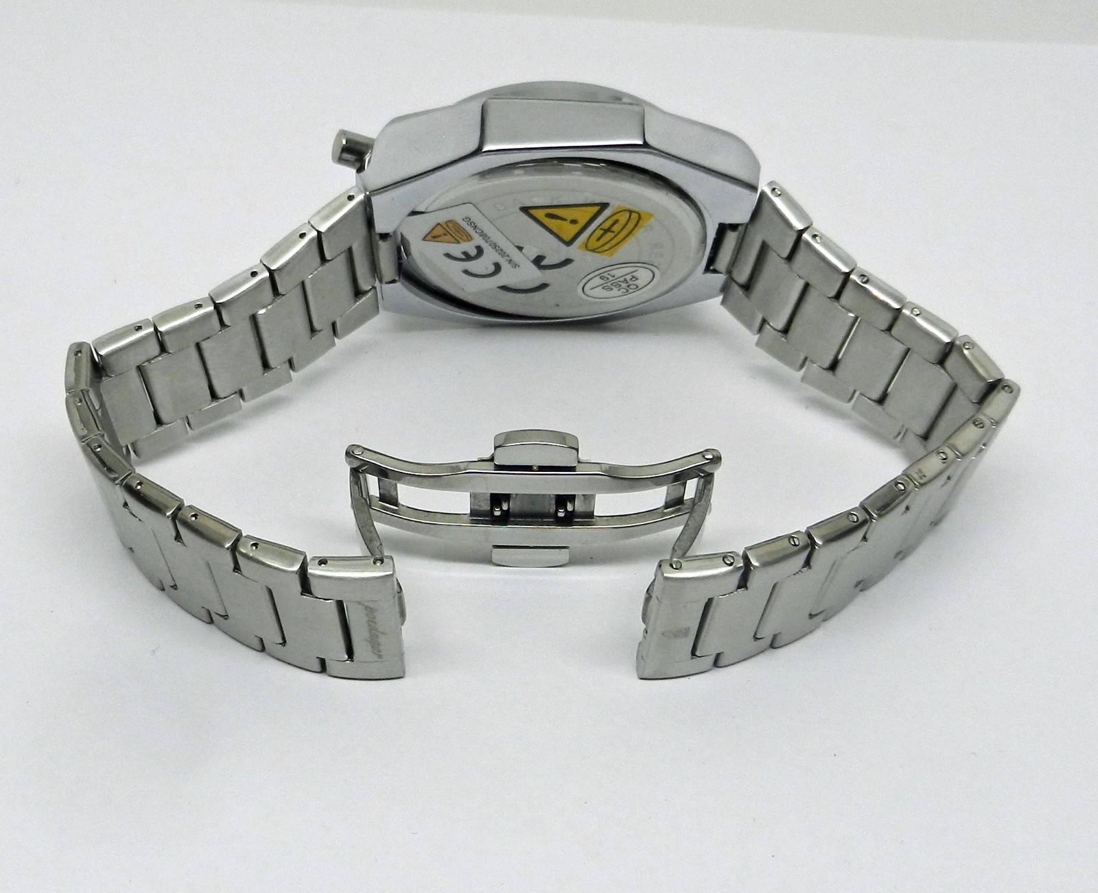 Men’s Retro Vintage Design Bullhead Octagon Chronograph Racing Driver 43mm Watch