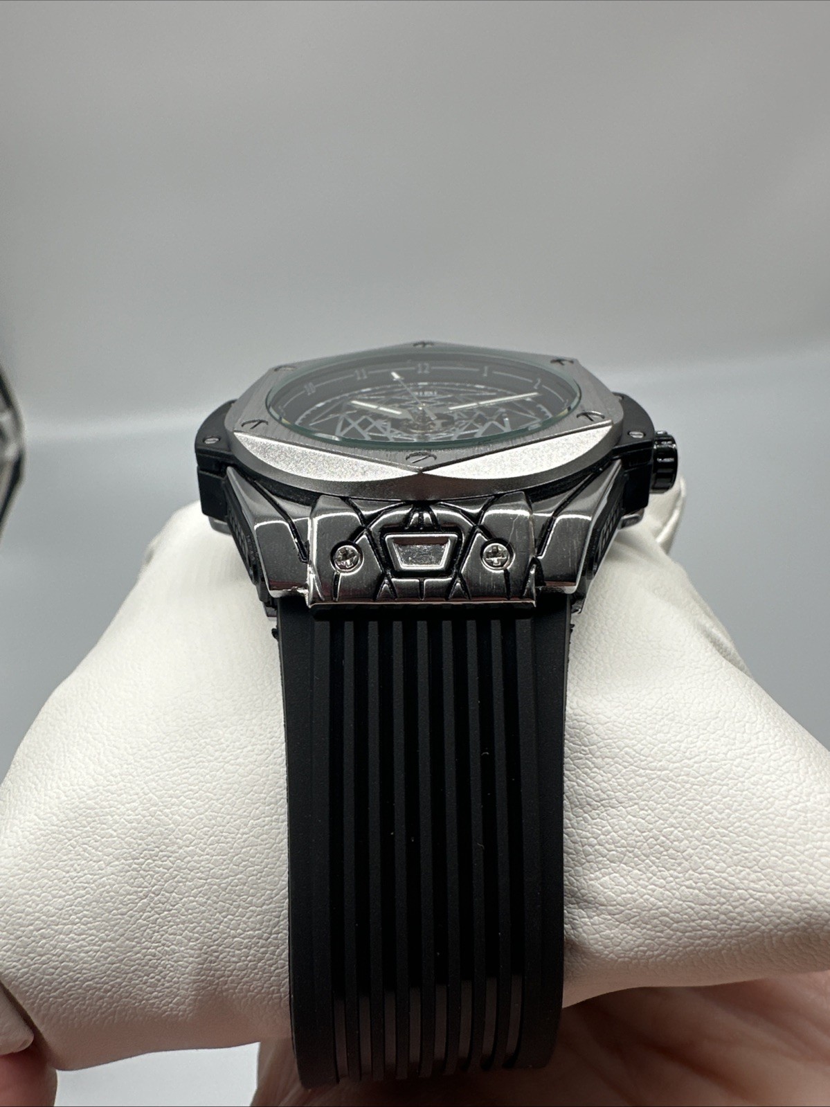 BIBI Men’s Luxury Fashion Watch, B0406, New, 48MM, Self Winding, Geometric