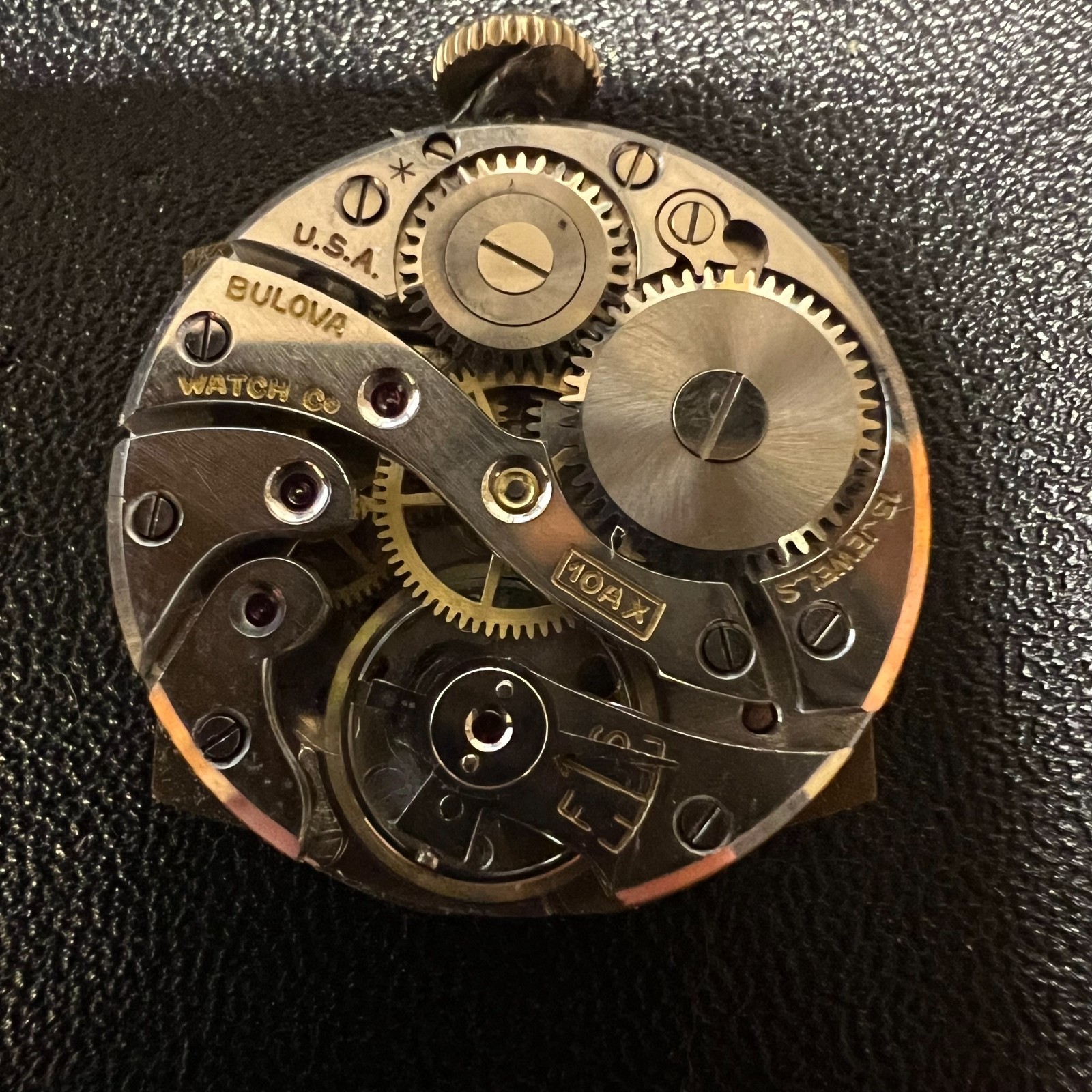 Vintage Bulova Lieutenant, WWII, Inscribed “From Mother and Father Dec 3 1941”