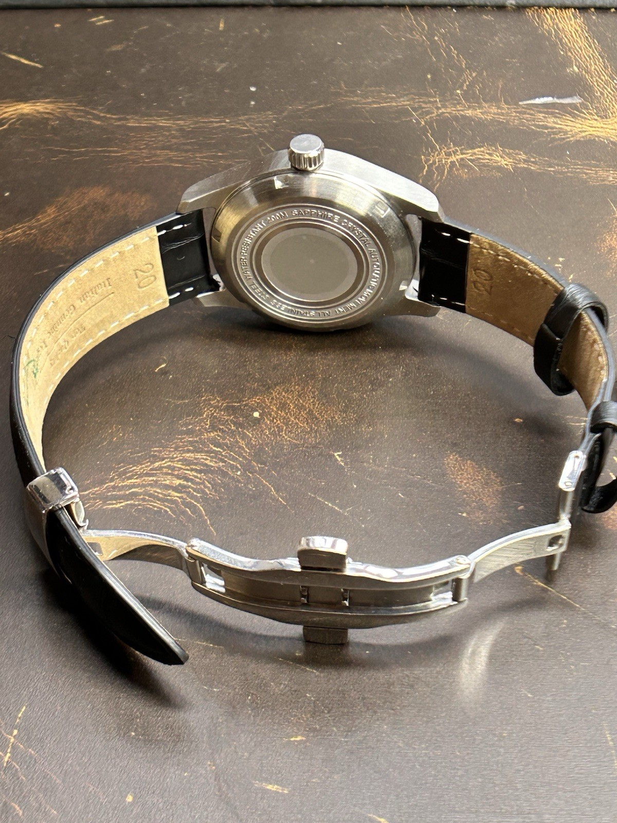 Sevin “Nocturne” Black Automatic Watch With Seiko NH35