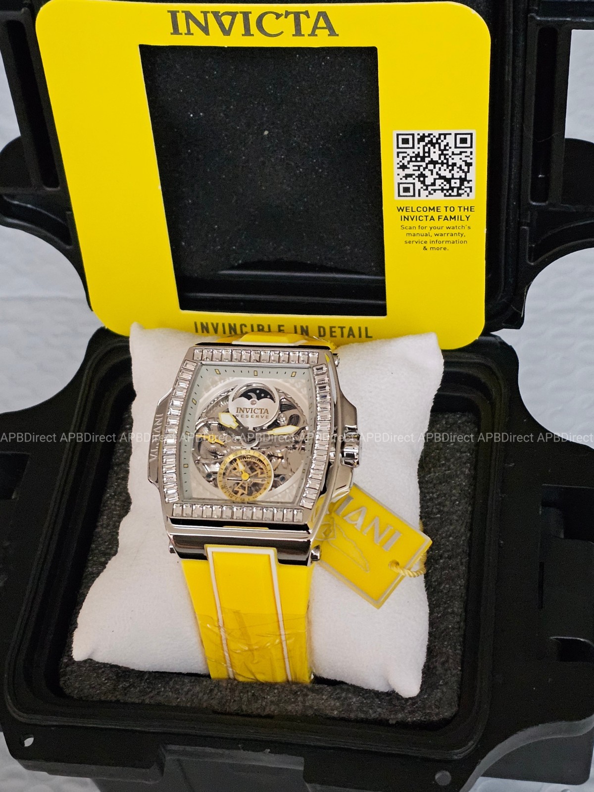 Invicta – S1 Rally – DIABLO – Dual Time Automatic – Yellow – Reserve Mens Watch