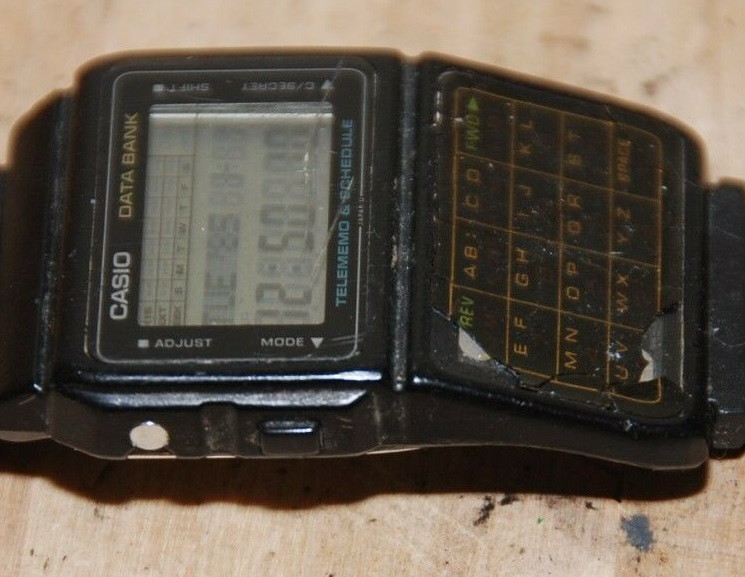 1x New GLOSS DECAL for Casio DBC-61 calculator watch only 676databank untrimmed
