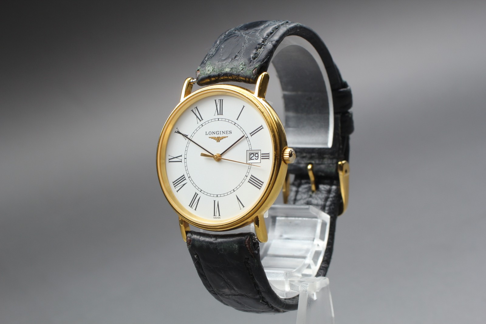 NEAR MINT Longines L4.720.2 Grand Classic Pleasance Mens Quartz From JAPAN