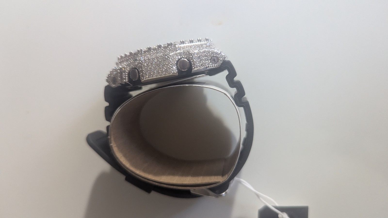 G-SHOCK CUSTOM MOISSANITE WATCH BLACK CLASSIC GA2100