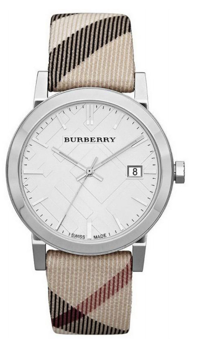 Burberry The City Men’s Watch Silver Nova Leather BU9022
