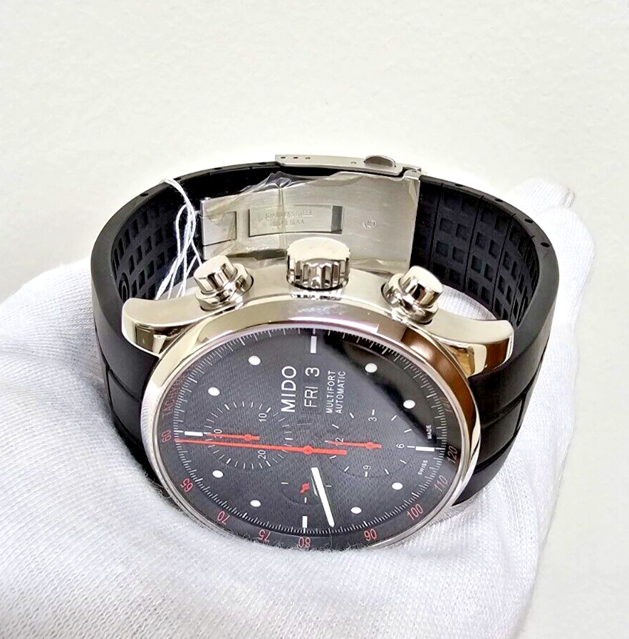 MIDO Multifort Chronograph 44MM Mens Watch M005.614.17.051.09 – STORE DISPLAY