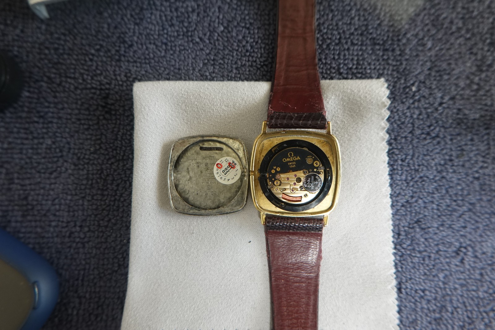 [ Near MINT ] Omega De Ville Cal.1365 Gold Square Quartz Men’s From JAPAN
