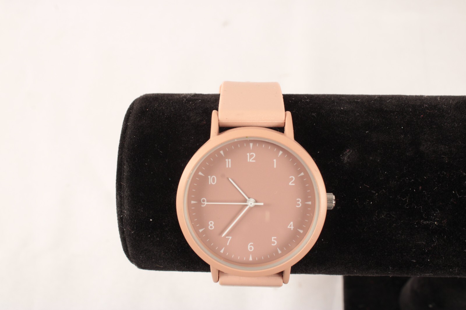 Unisex Adults Accutime Watch Pink Stainless Steel Case Japan Movt WORKS