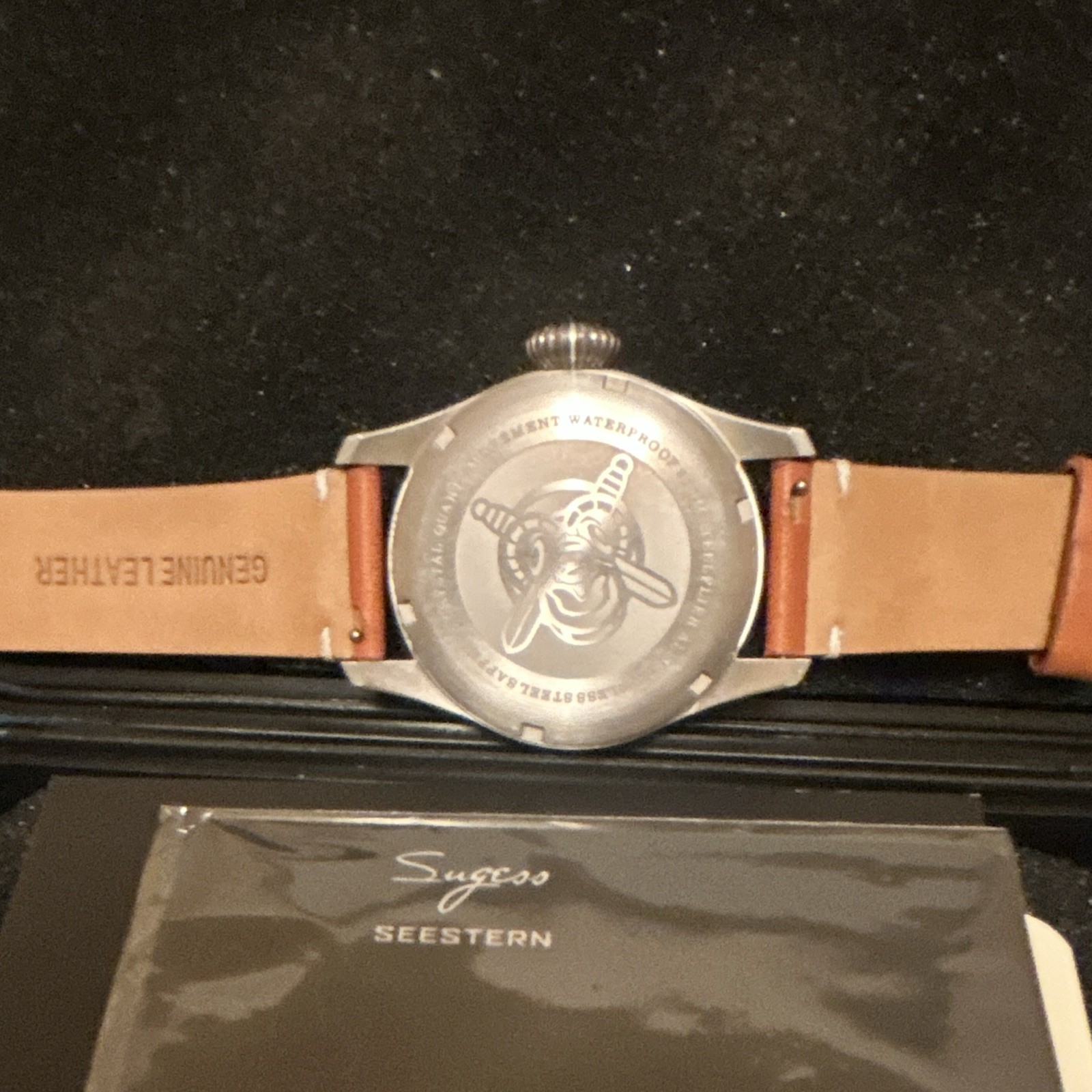 STEELFLIER Pilot 1903 Men’s Automatic 200m Black Dial Brown Leather 39mm