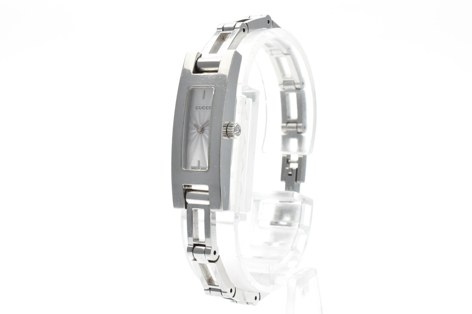 [EXC+5] GUCCI 3900L Women’s Watch silver Dial Quartz Swiss Made from JAPAN