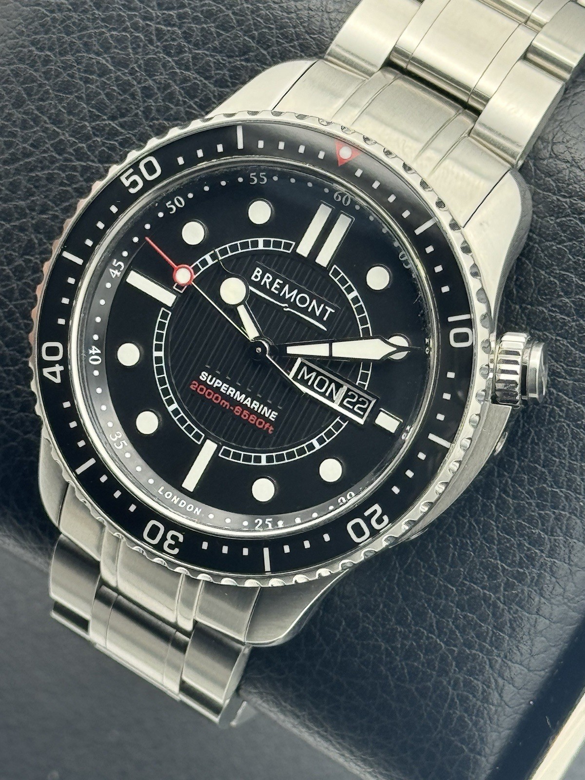 BREMONT SUPERMARINE 2000 *FULL SET!* S2000/BK/BR All Original!