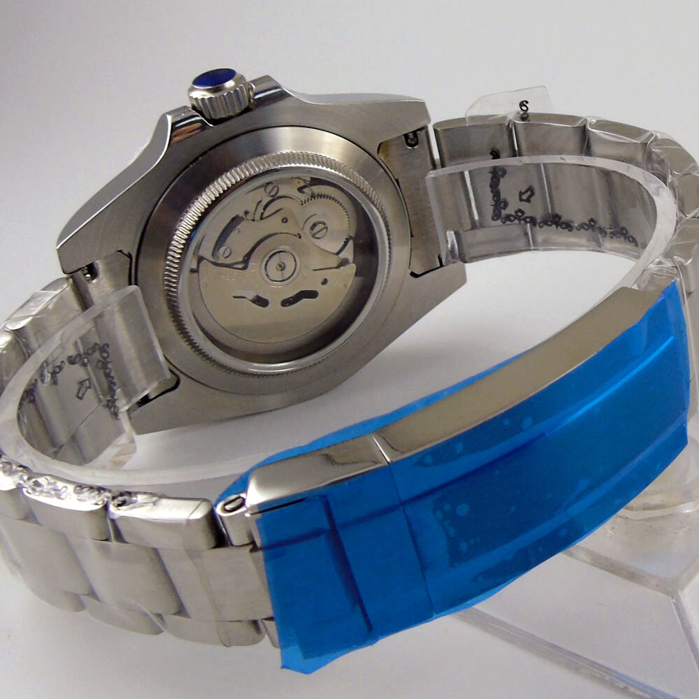 40mm Sterile Gray Dial NH35 Date Automatic Mens Diving Watch Sapphire Glass