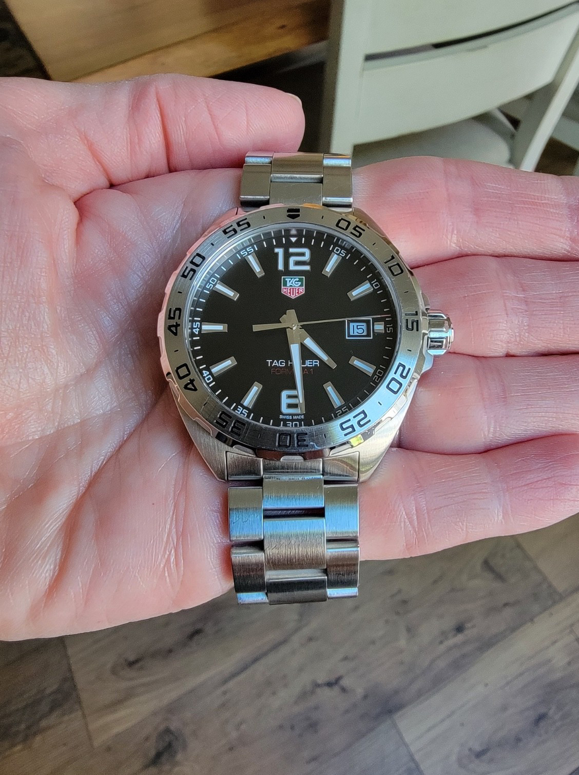 TAG Heuer WAZ1112.BA0875 Mens Formula 1 Series Quartz Watch Black Silver Steel