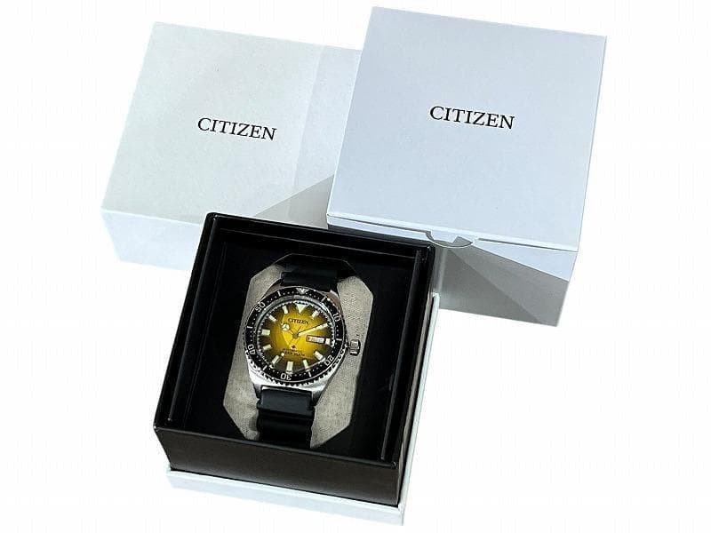 Brand New Citizen NY0120 01X Yellow Gradient Dial Automatic Watch