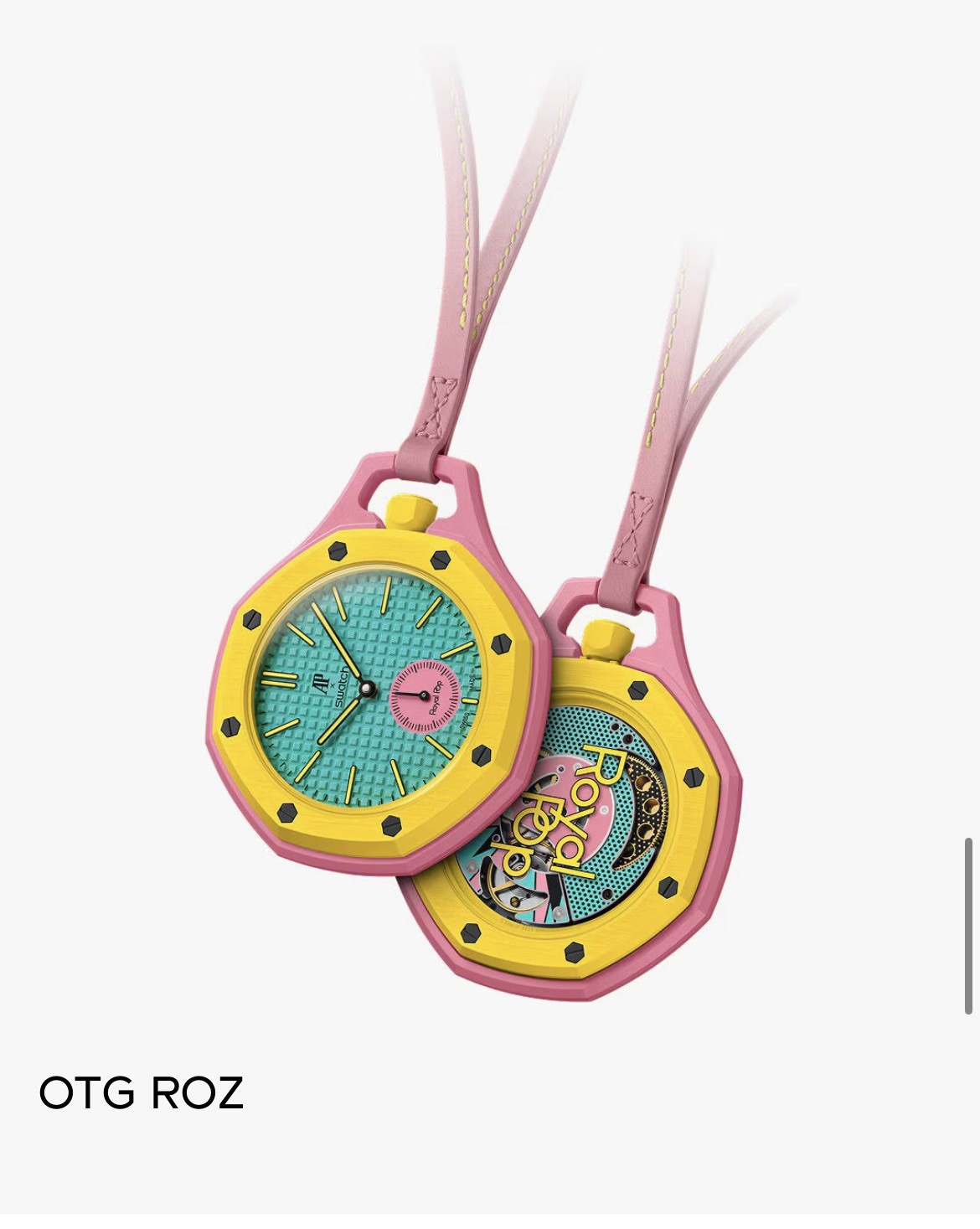 AP X SWATCH ROYAL POP| OTG ROZ | BRAND NEW SEALED | BAG, BOX, AND RECEIPT| 🚚💨✅