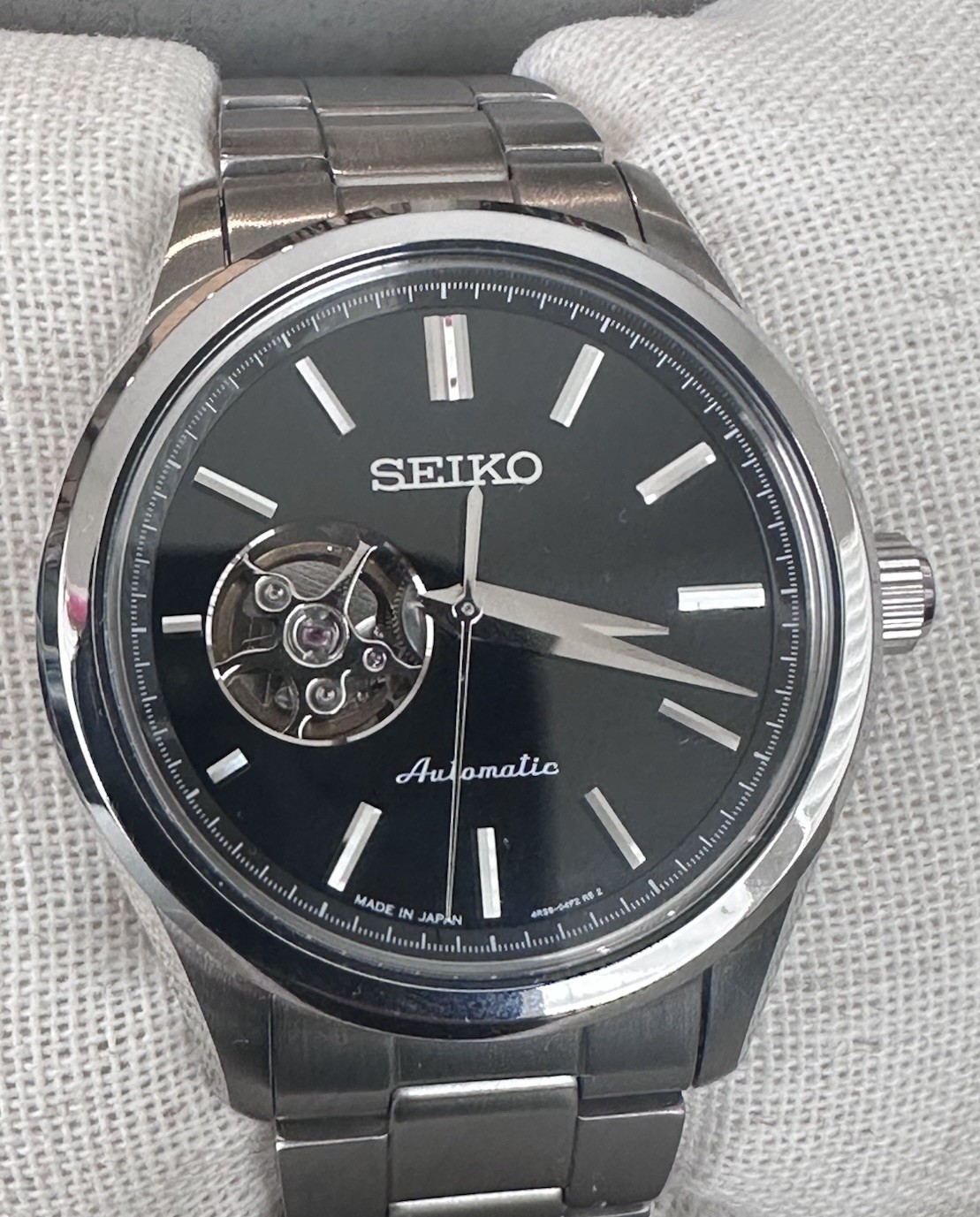 SEIKO Selection SCVE053 Automatic Open Heart Black Dial JDM – BRAND NEW