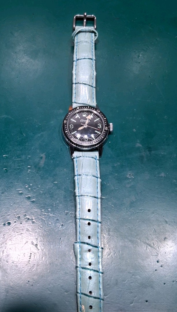 Vintage Bradley Diver Men’s Mechanical Wristwatch France Steel & Chrome