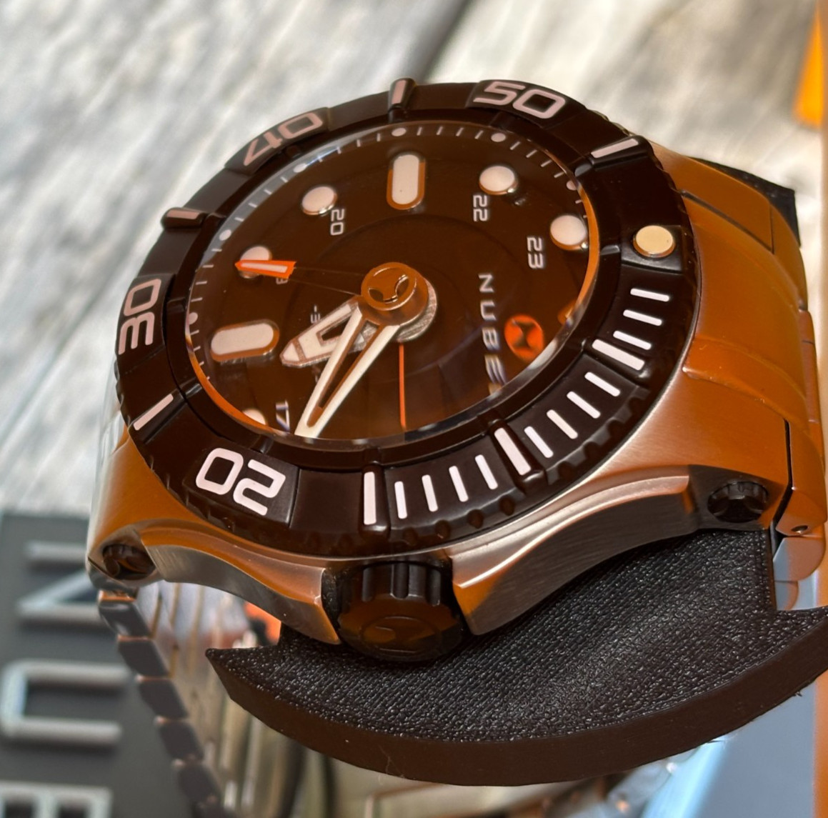 Nubeo Skylab Automatic Limited Edition Watch. Indigo. NB-6083-0H