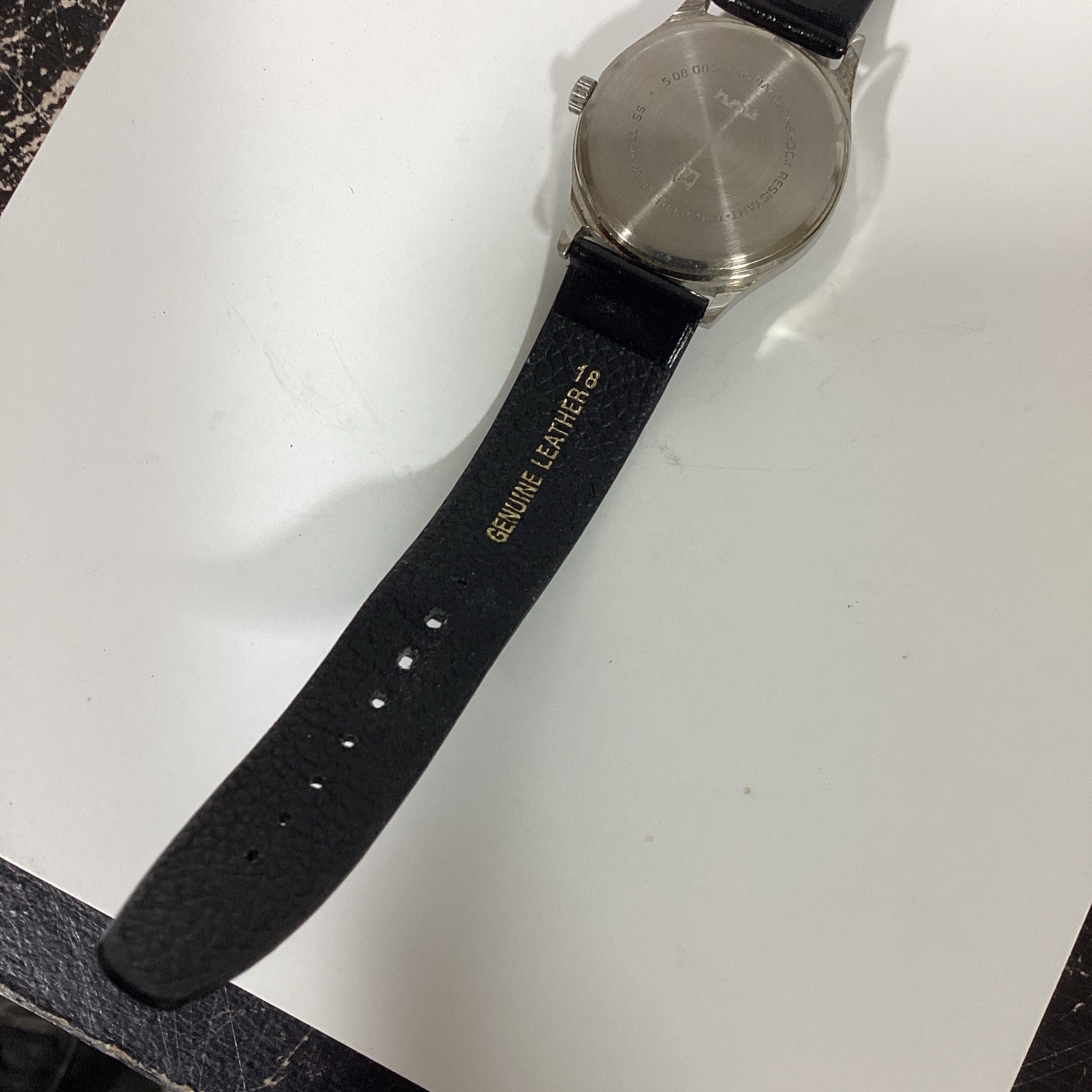 ORIGINAL HMT JANATA DELUXE 17J WINDING WHITE DIAL 0231 INDIA MEN’S WORKING