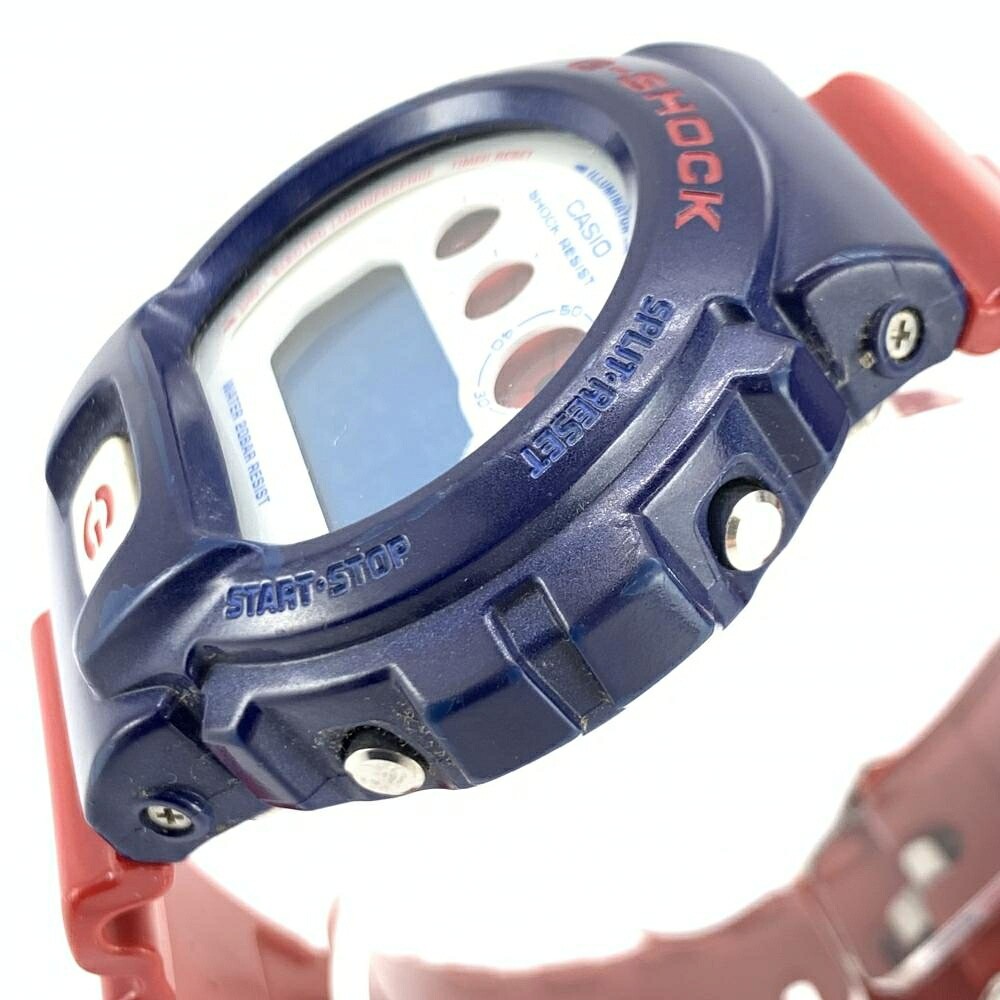 [Good] CASIO G-SHOCK DW-6900AC Blue Red Digital Quartz Men’s Watch from Japan