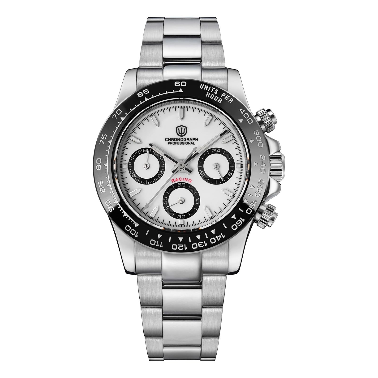 watchdives Chronograph Watch WD16500 V2 Quartz 100M Waterproof Men’s