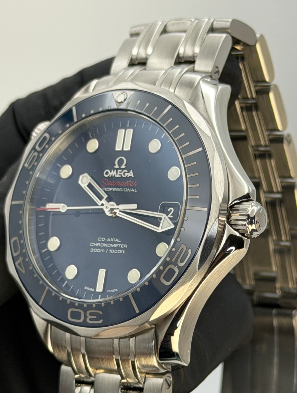 Omega Seamaster Diver 300M 212.30.41.20.03.001 Blue Dial Full Set 2021