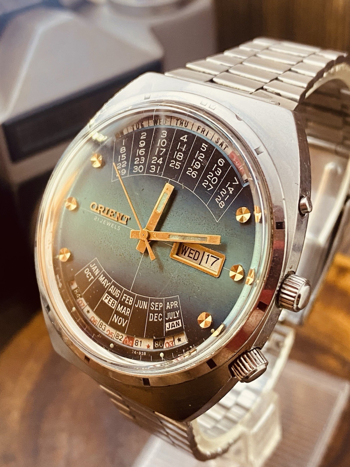 Watch Orient College Perpetual Multi Year Calendar Automatic Vintage #8358