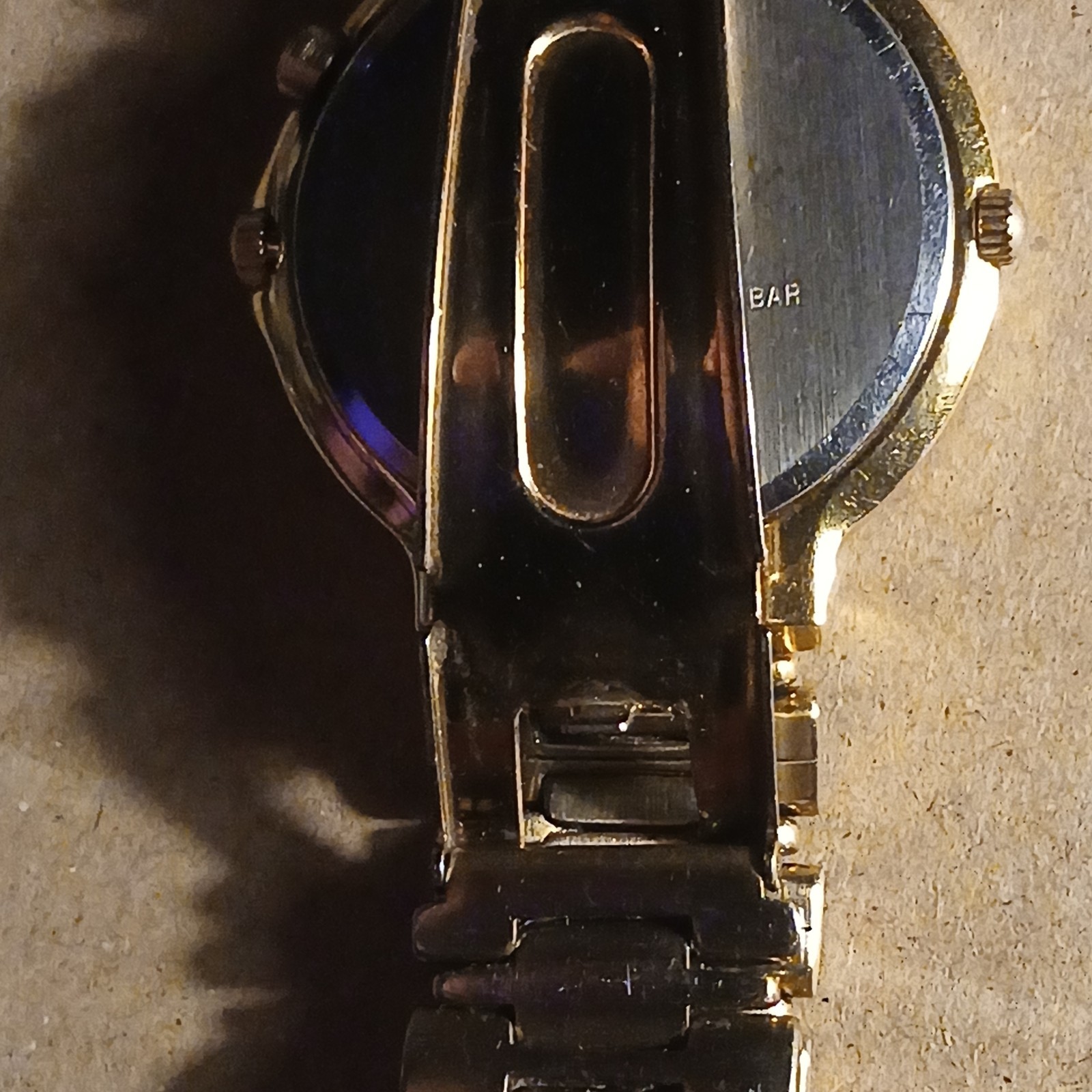 Seiko 7F38 6110 moonphase quartz watch working spares please see description