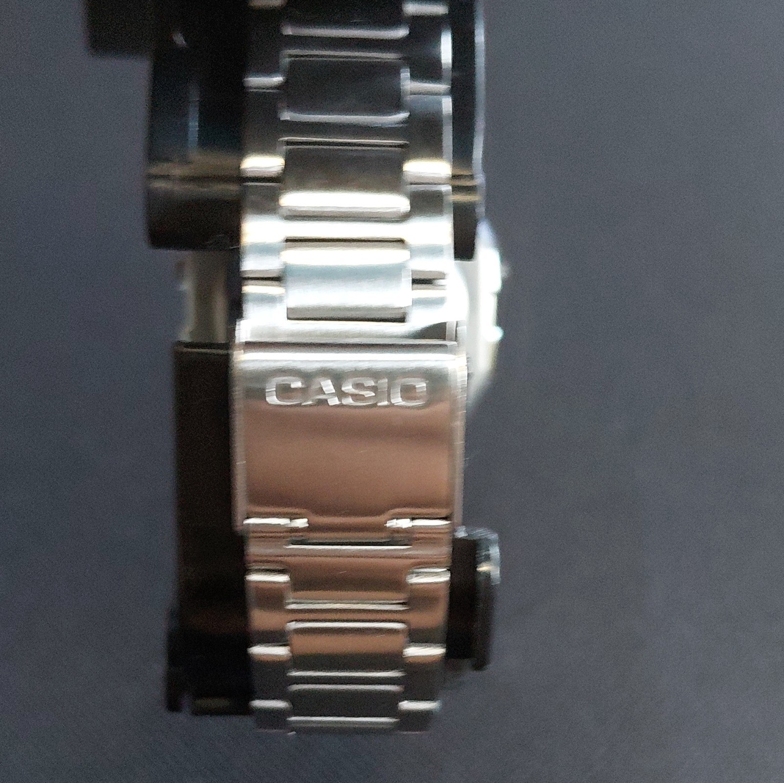 Casio A158W-1QES Digital Quartz Alarm Chrono Watch, SS Bracelet, Box Papers