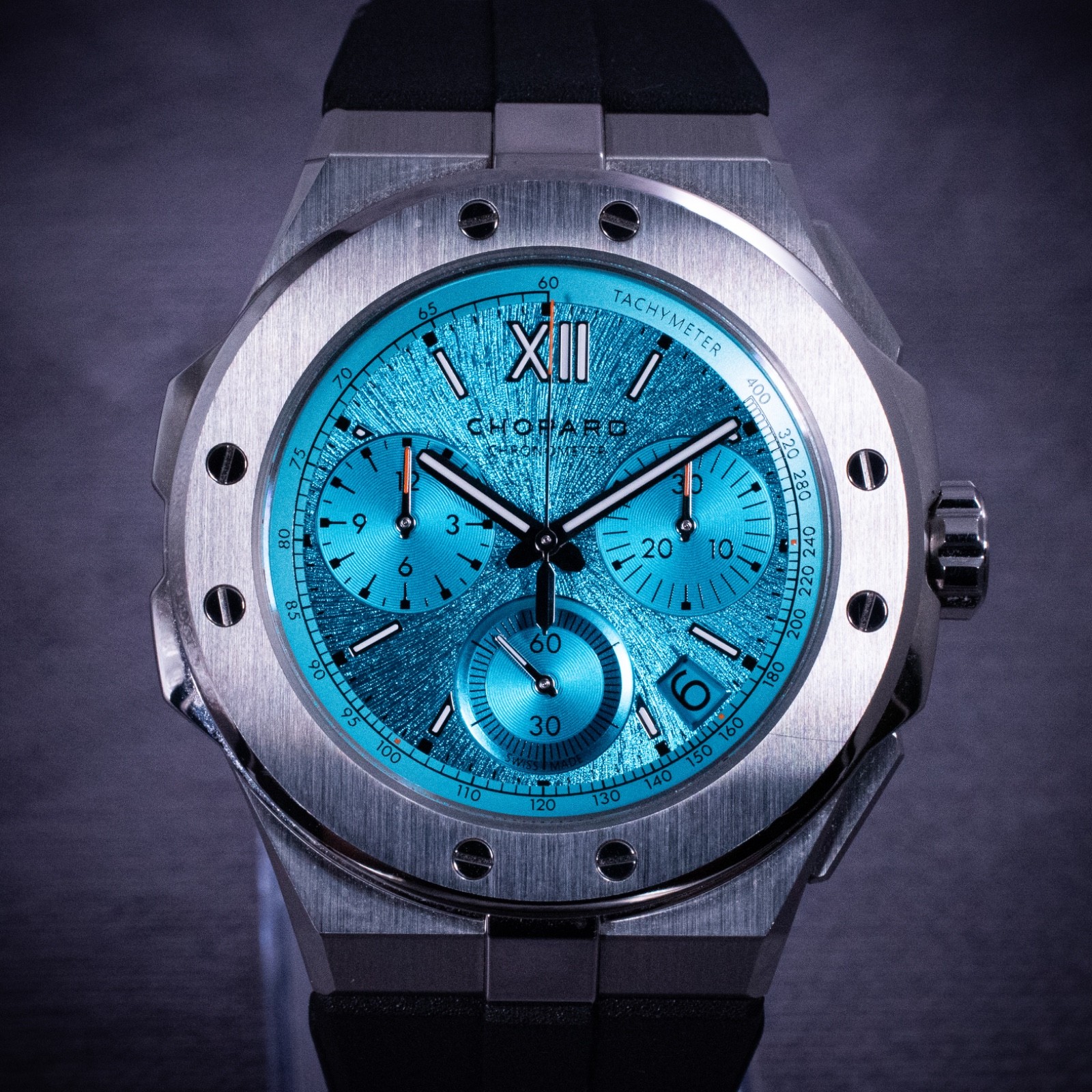 Chopard Alpine Eagle XL Chrono 44mm Maritime Blue Dial, Ref. 298609-3006 w/ B&P