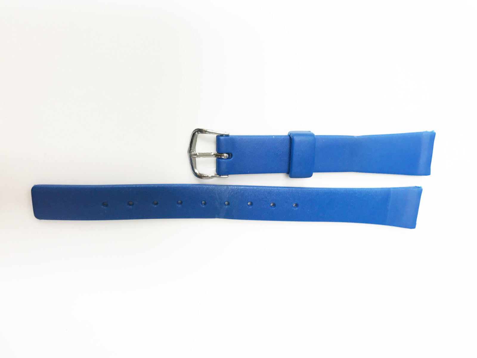 PLASTIC BLUE TONE 13.5MM BAND BRAND NEW ONE KEEPER STAINLESS STEEL SILVER BUCKLE