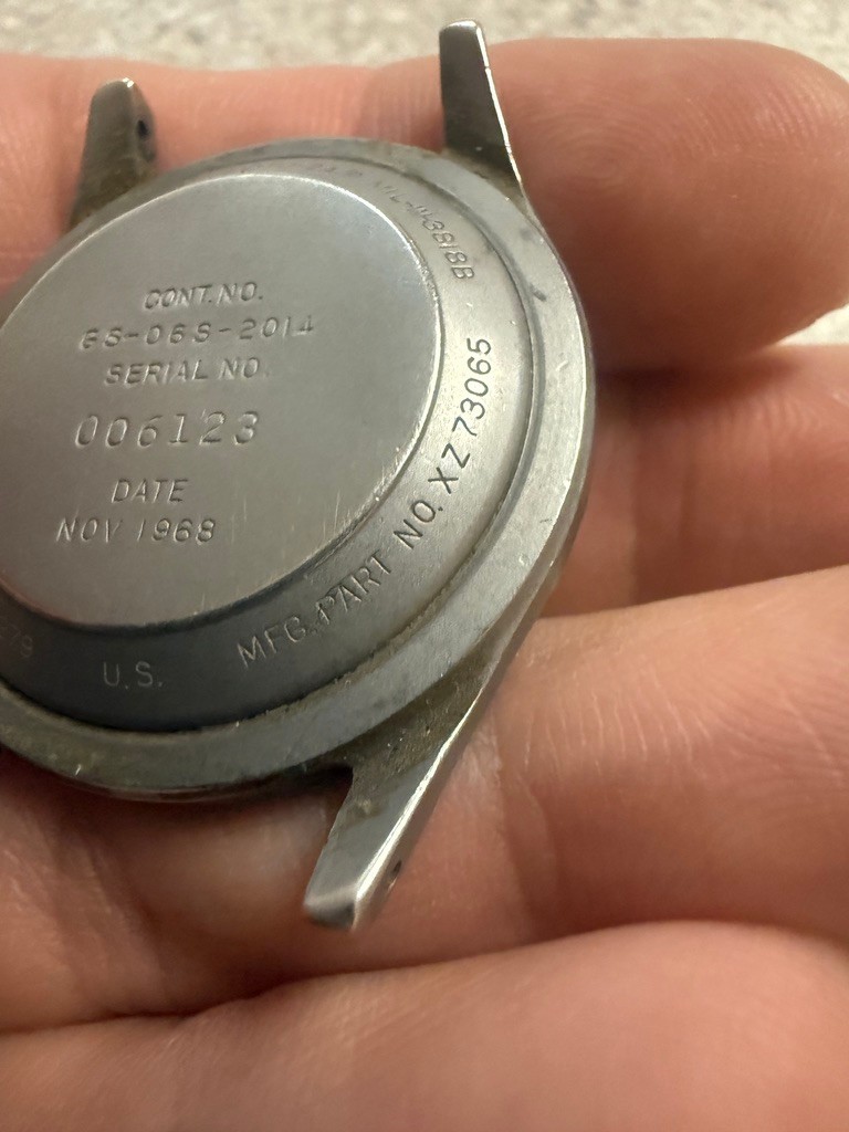 Vietnam 1968 Benrus MIL-W-3818B DTU-2A/P Military Field Men’s Wristwatch. RUNS.