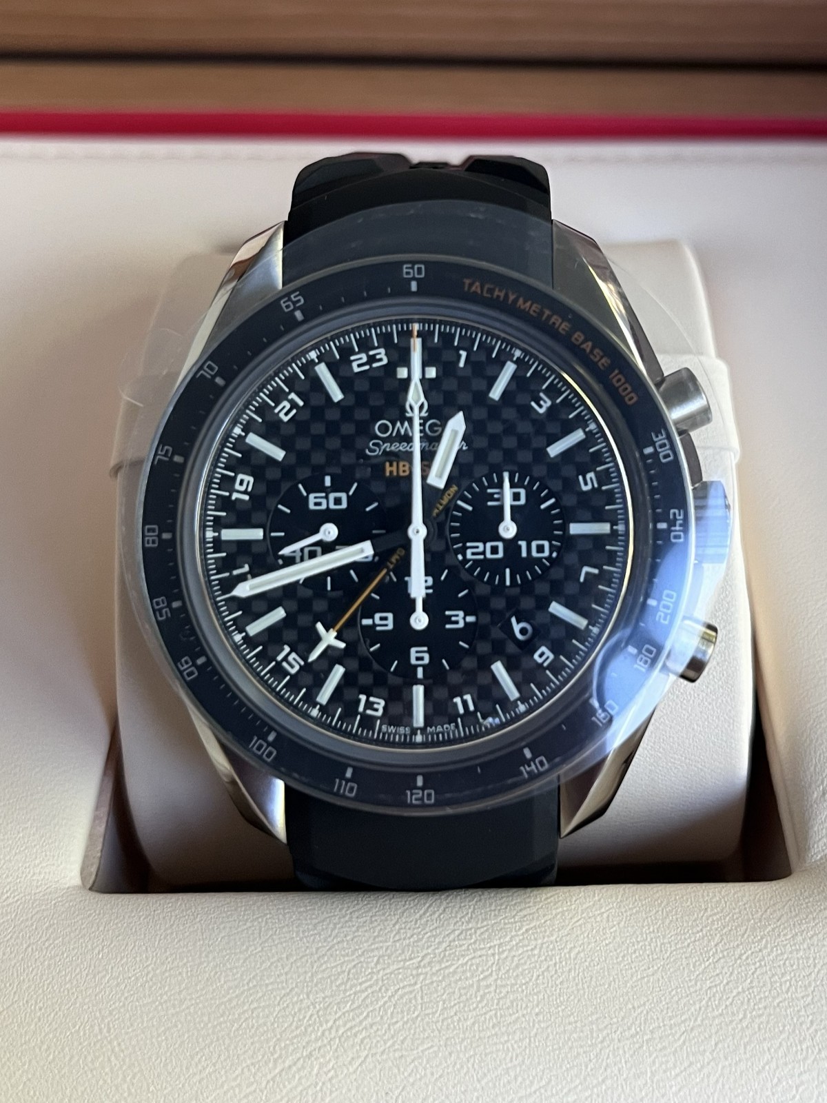 Omega Speedmaster Anniversary Series 44.25 mm, titanium on rubber strap