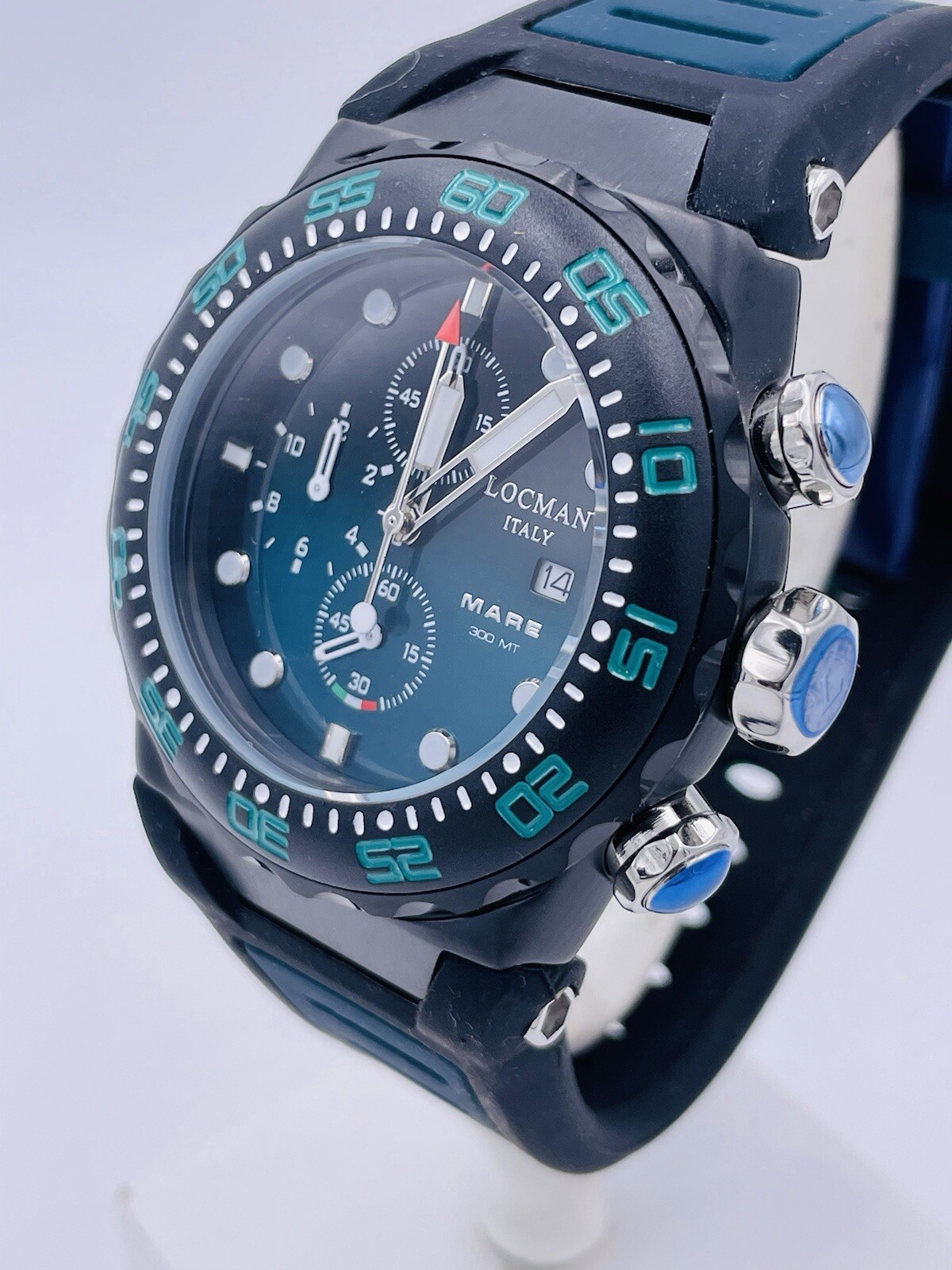 Watch Locman New Sea Chrono 560KKVK/458 Wr300m Steel Very Discounted New