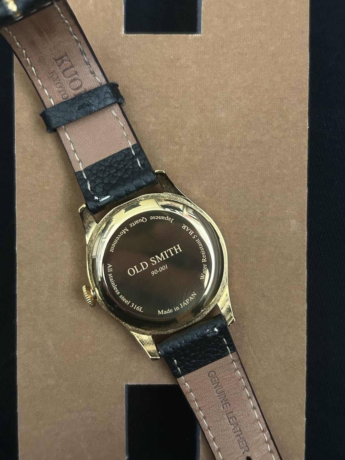 Kuoe Kyoto Old Smith 90-001 35mm Black Dial