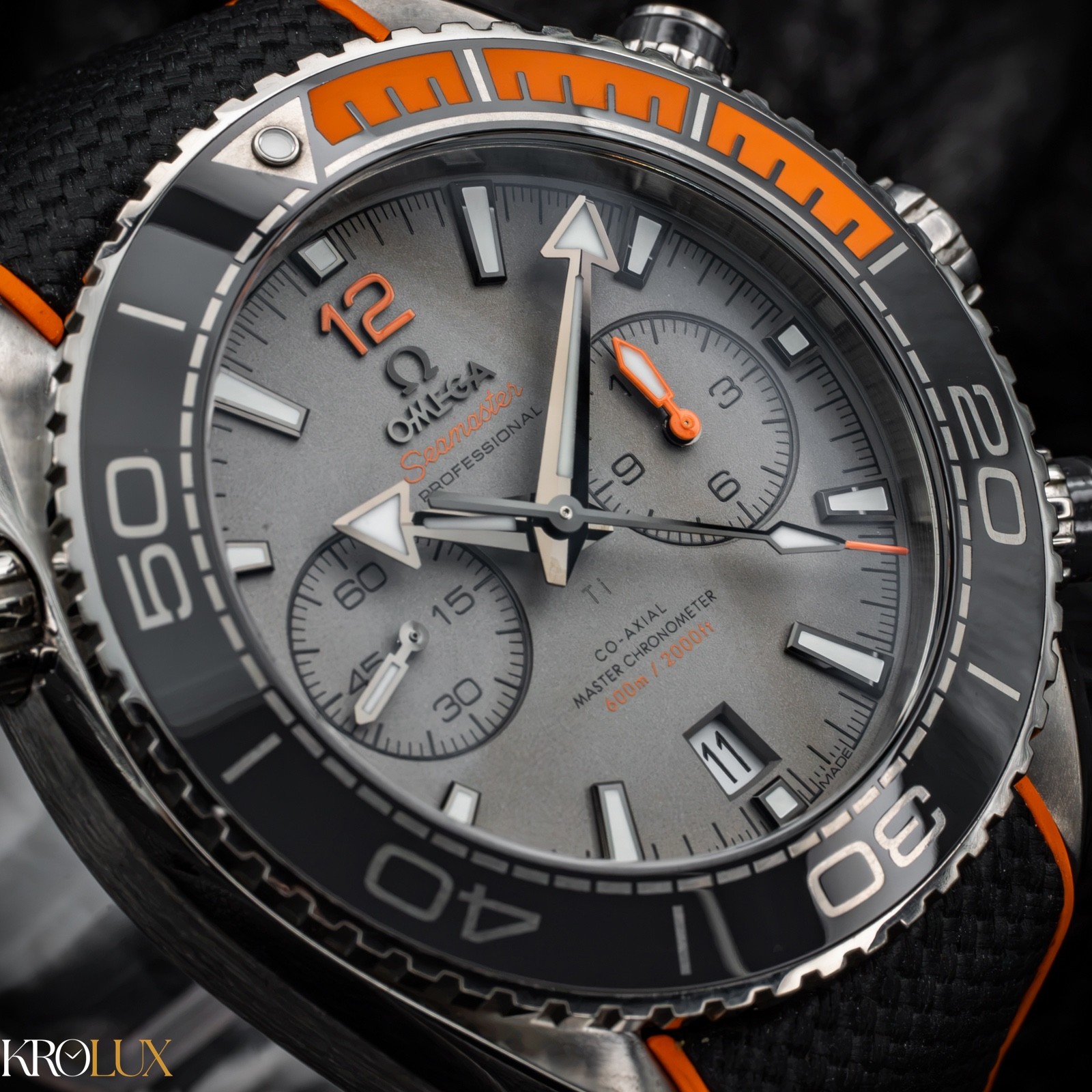Omega Seamaster Planet Ocean 600M Co-Axial Master Chronometer Chronograph 45.5mm