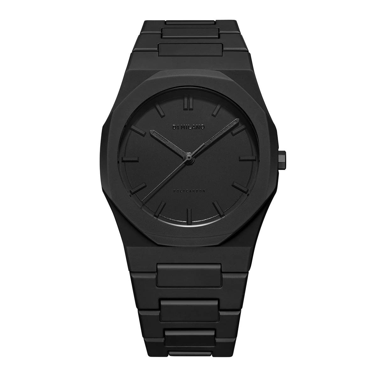 D1 MILANO PCBJ10 Shadow 40.5mm Black Polycarbonate Men’s Watch 5ATM