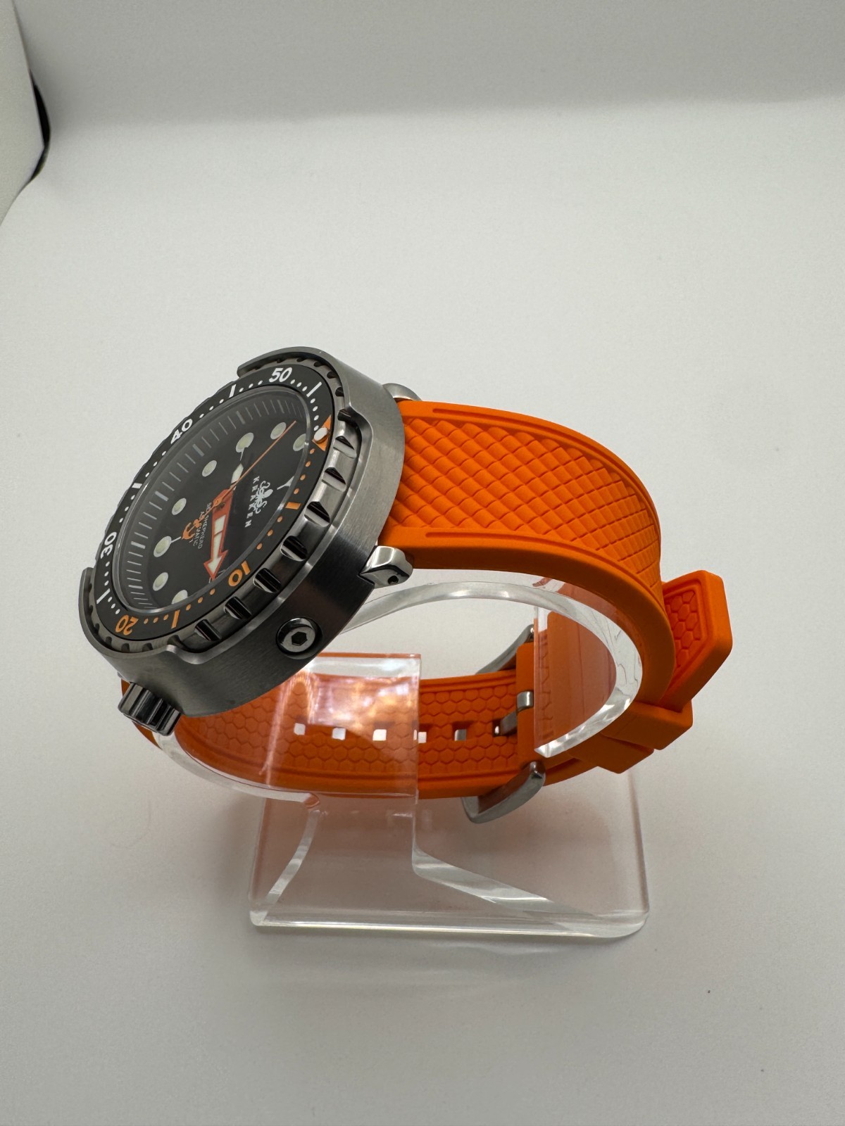 Automatic KRAKEN Black ‘Tuna’ Divers Watch 30ATM WR (SEIKO TMI) NH35 Japan Movt