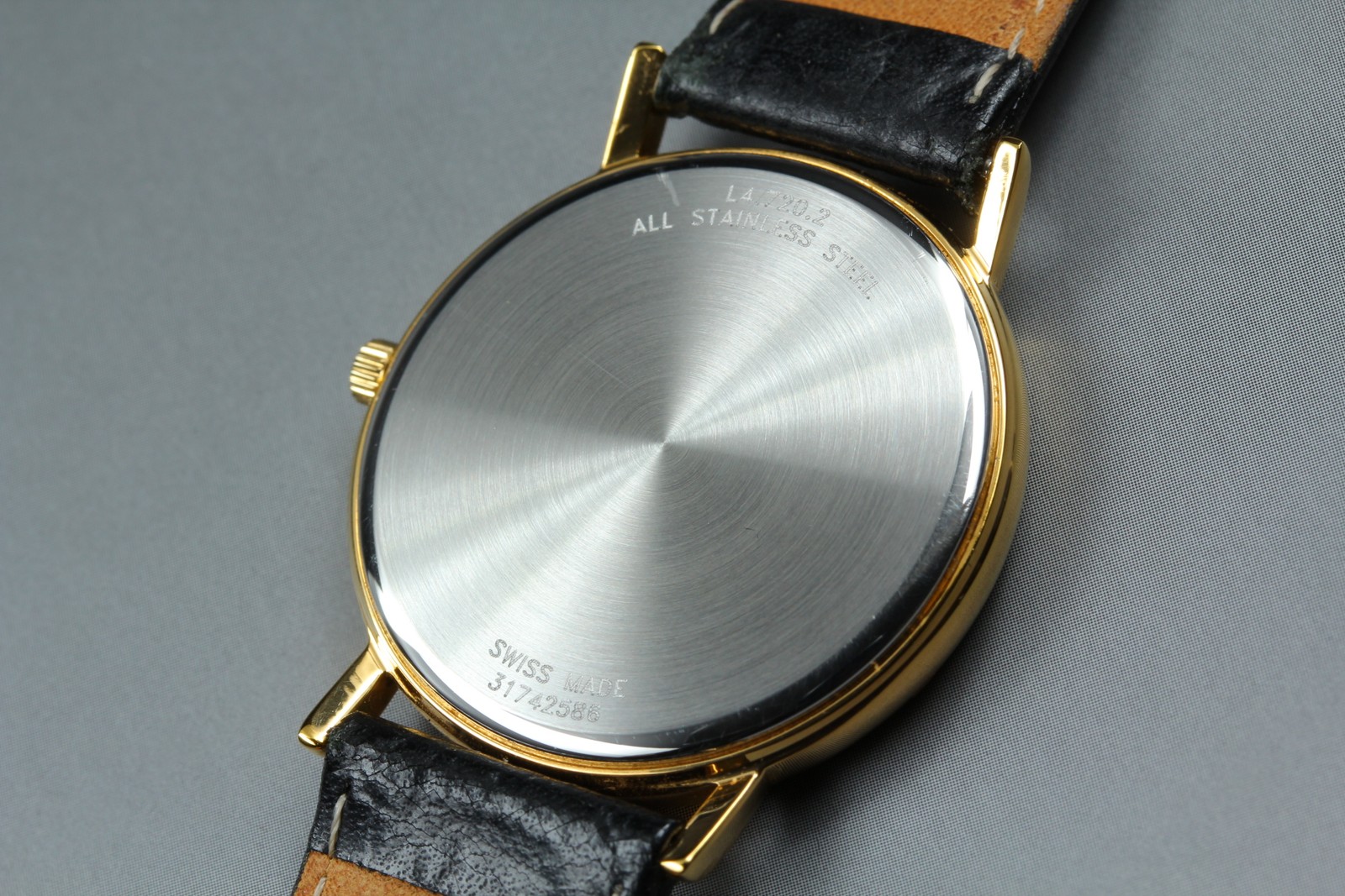 Longines Grand Classic L4.720.2 Men’s Watch Gold Dial Date Quartz [Near MINT]