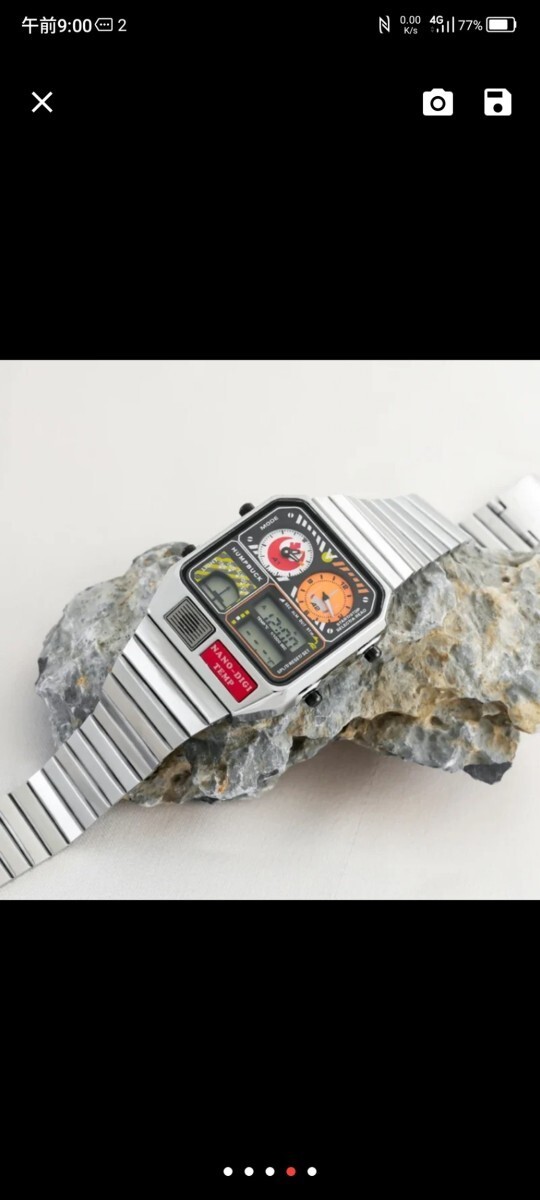 Super Retro Future Analog Digital Temp Various Colors Imported