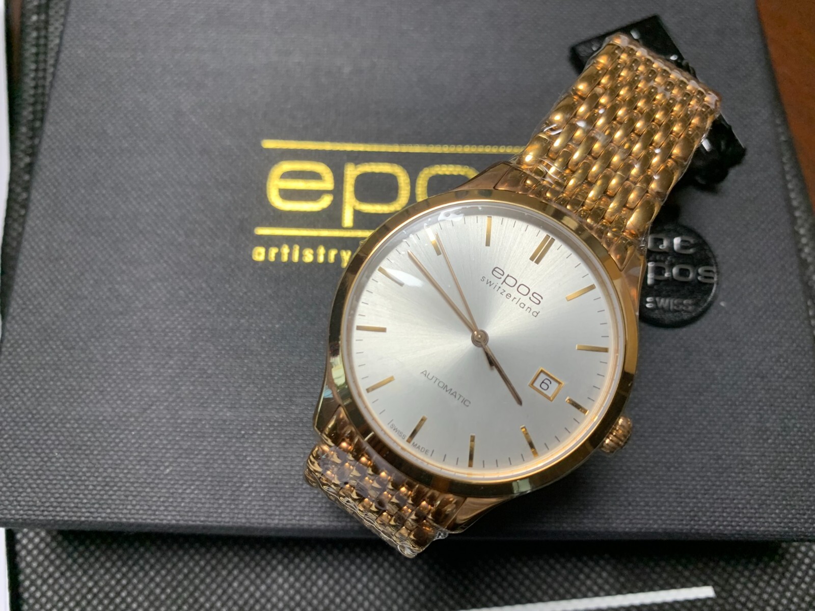 EPOS Ø 40mm Originale 3420 Rose Gold PVD Super Slim ETA 2892-A2 automatic watch