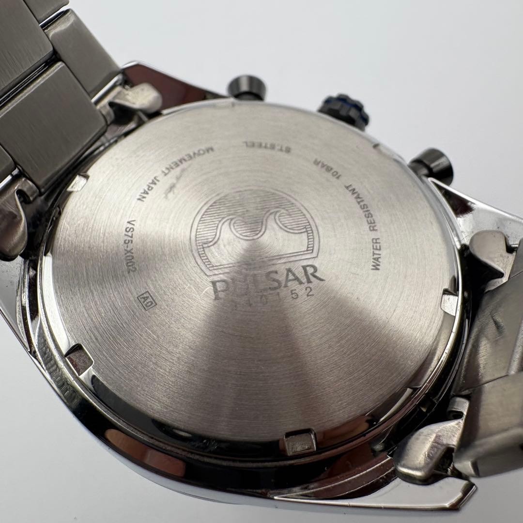 Pulsar VS75-X002 Solar Chronograph Wrist 18cm Mens Watch