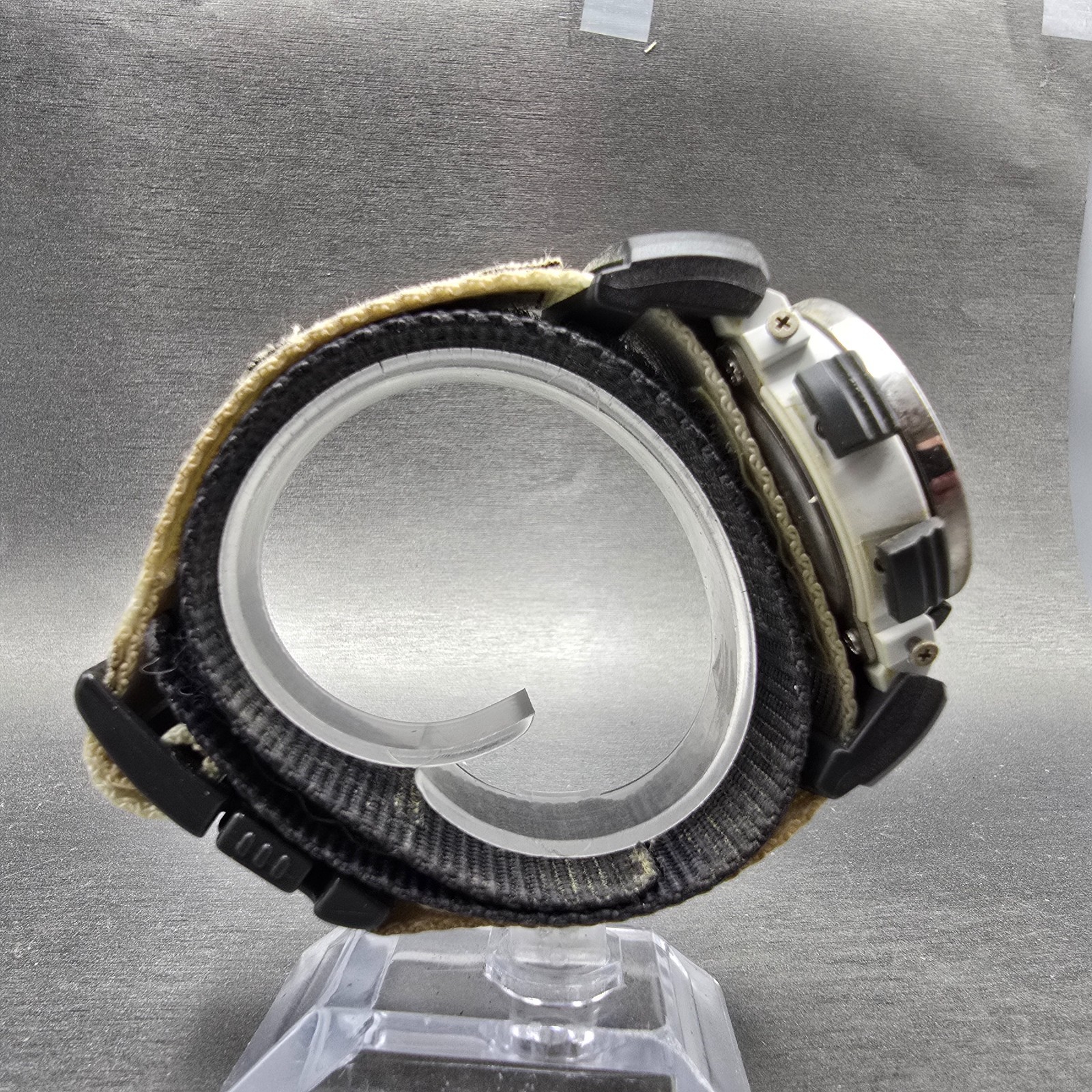 Casio Baby-G BGX-170TC Watch Women 34mm Gray Silver Alarm Chronograph New Batt