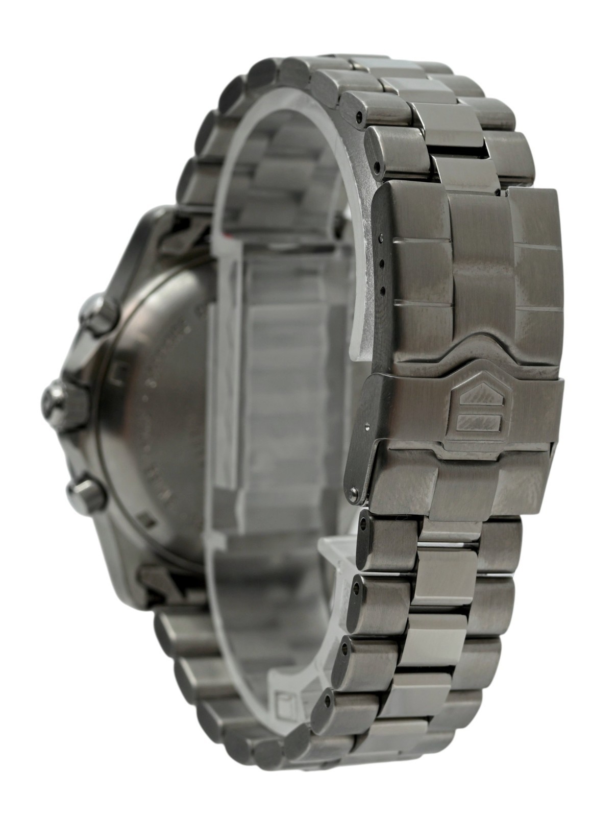 Tag Heuer 38mm Men’s 2000 Series White Dial Chronograph SS Watch- Ref: CK1111!