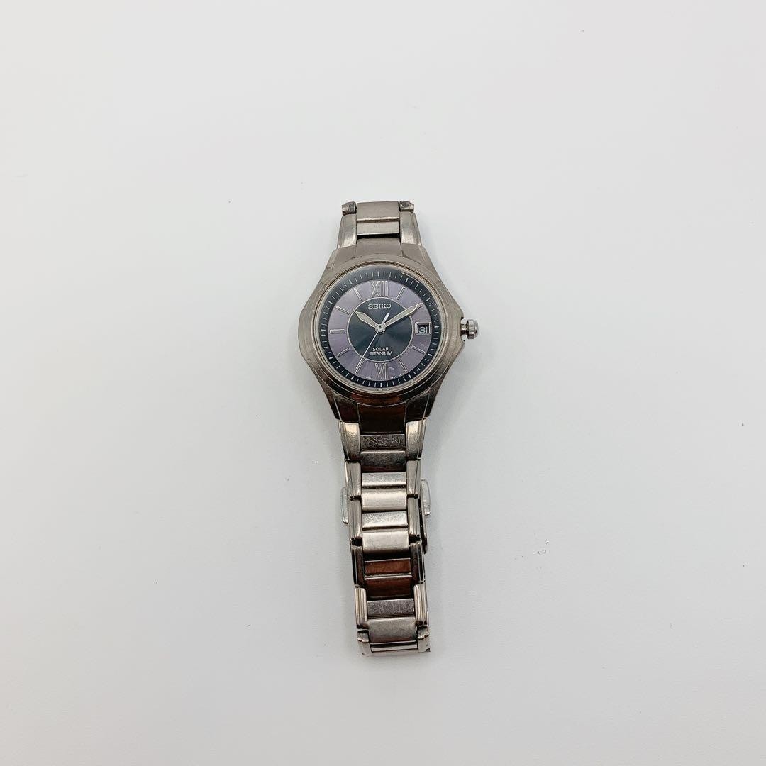 [Working Condition] SEIKO Titanium Women’s Watch, Solar Powered, Lightweight