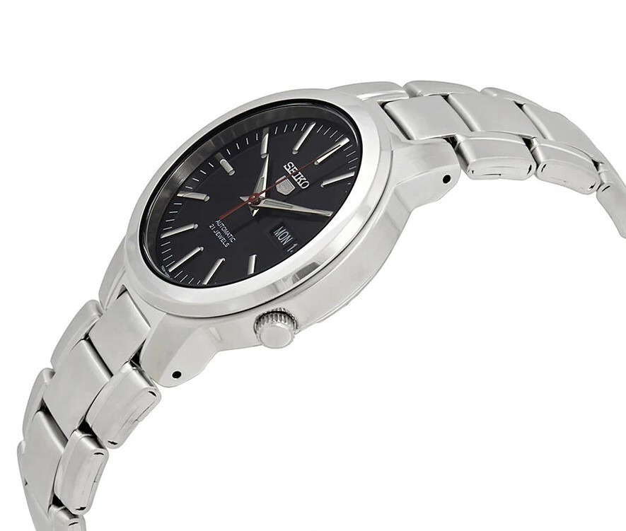 Seiko 5 Automatic Men’s SNKA07 SNKA07K1 Black Dial Stainless Watch